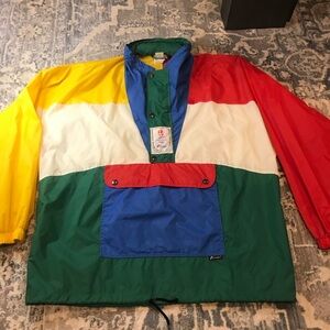 Vintage Colorblock Windbreaker Jacket 90s